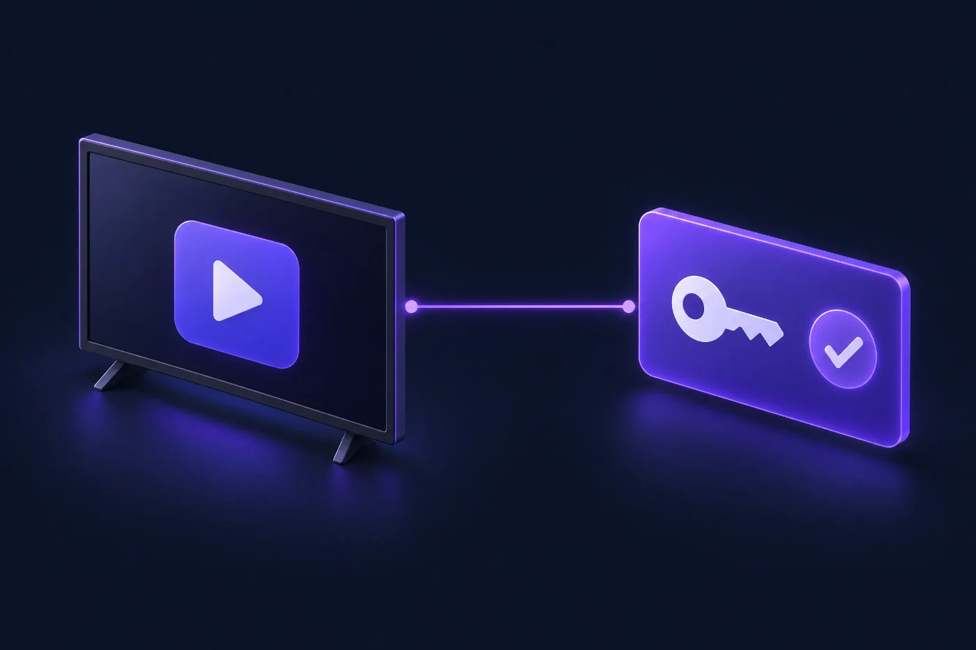 Illustration: the player app and the IPTV Nova subscription are two different things